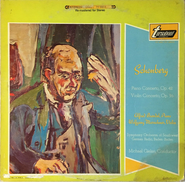 Arnold Schoenberg / Alfred Brendel / Wolfgang Marschner : Piano Concerto, Op. 42 / Violin Concerto, Op. 36 (LP, M/Print, RE, RM)