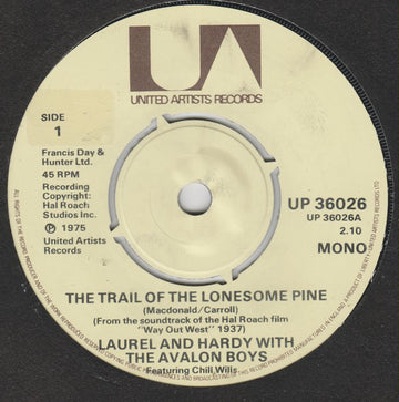 Laurel & Hardy : The Trail Of The Lonesome Pine (7", Mono, 4-P)