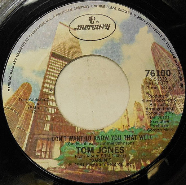 Tom Jones : Darlin' (7", Single)