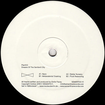 Plant43 : Dreams Of The Sentient City (12")
