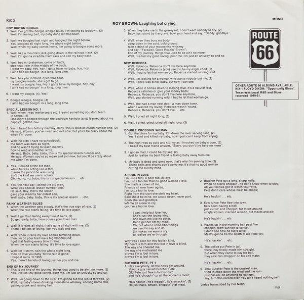 Roy Brown : Laughing But Crying (LP, Album, Comp, Mono)