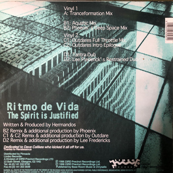 Ritmo De Vida : The Spirit Is Justified (2x12")