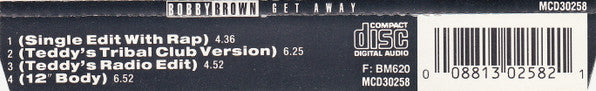 Bobby Brown : Get Away (CD, Single)