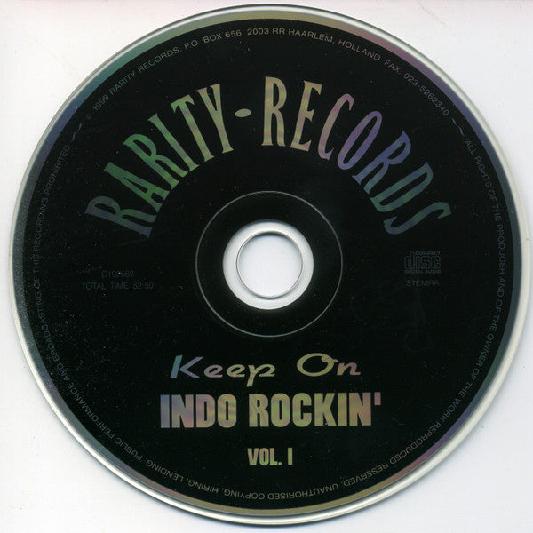 Various : Keep On Indo Rockin' - Vol.1 (CD, Comp, Smplr)