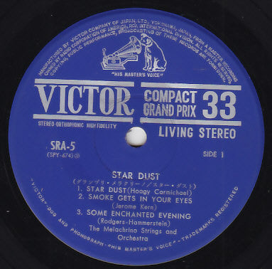 The Melachrino Strings And Orchestra : Star Dust (7", EP)