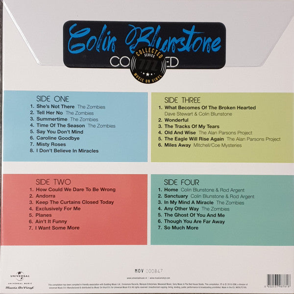 Colin Blunstone : Collected (2xLP, Album, Comp, Ltd, Num, Whi)