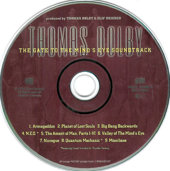 Thomas Dolby : The Gate To The Mind's Eye Soundtrack (CD, Album)