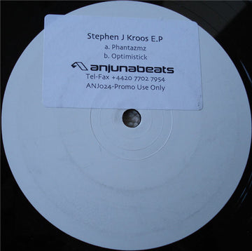 Stephen J Kroos* : Phantazmz / Optimistick E.P. (12", EP, Promo, W/Lbl, Sti)