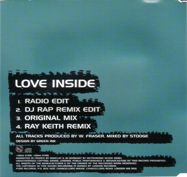 Sharon Forrester : Love Inside (CD, Single)
