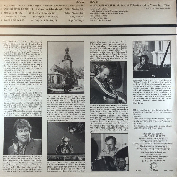 Hans Kumpf : On A Baltic Trip (LP, Album)