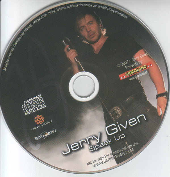 Jerry Given : Speak Up (CD, Album, Promo)
