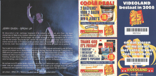 Jerry Given : Speak Up (CD, Album, Promo)