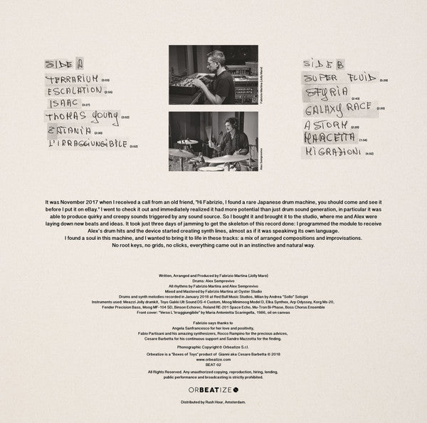 Jolly Mare : Logica Natura (LP, Album, Ltd)