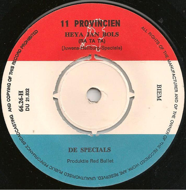 De Specials : Heya Jan Bols (7", Single)