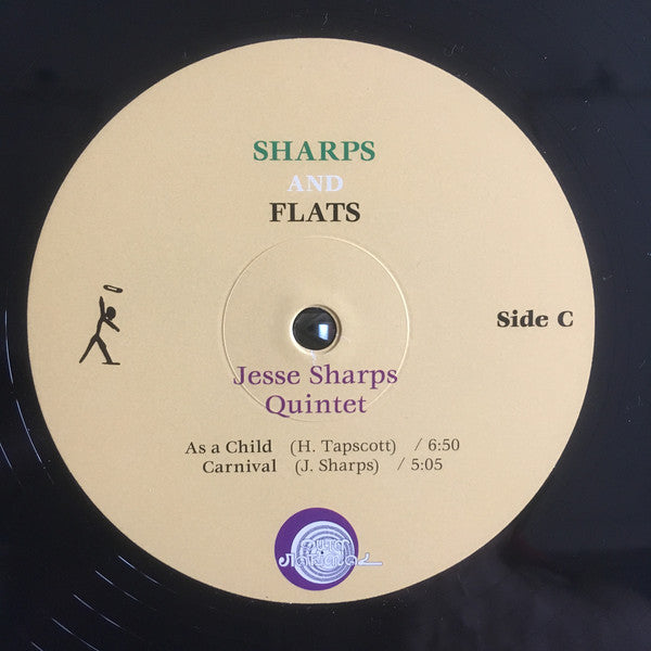 Jesse Sharps Quintet & The Pan-Afrikan Peoples Arkestra : Sharps And Flats (2xLP, Album, Ltd, P/Unofficial, RE)