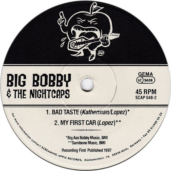 Big Bobby And The Nightcaps : Not The Same (7")