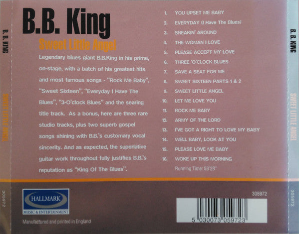 B.B. King : Sweet Little Angel (CD, Comp)