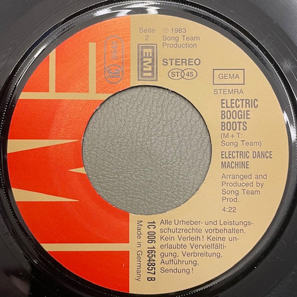 Cheeky (3) : Electric Boogie Boots (7", Single)