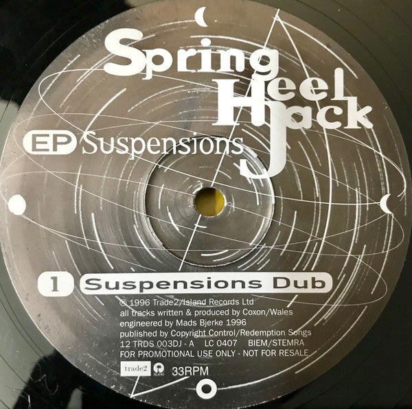 Spring Heel Jack : Suspensions EP (2x12", EP, Promo)