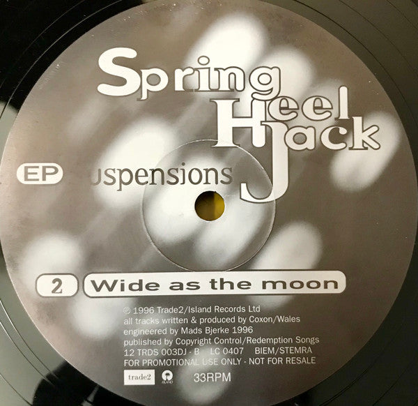 Spring Heel Jack : Suspensions EP (2x12", EP, Promo)