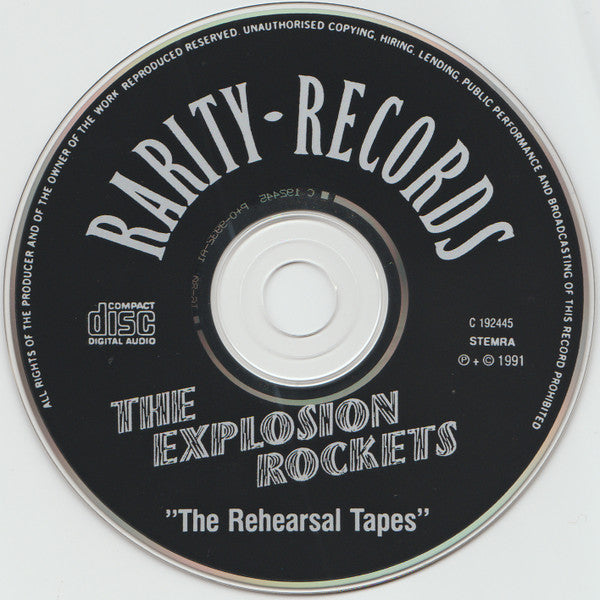 The Explosion Rockets : The Rehearsal Tapes (CD, Album, RE)