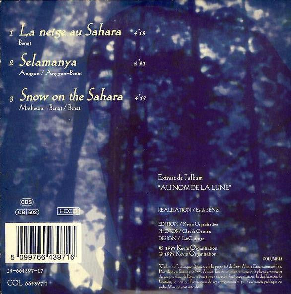 Anggun : La Neige Au Sahara (HDCD, Single, Car)