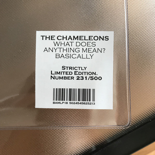 The Chameleons : What Does Anything Mean? Basically (LP, Album, Ltd, Num, Pic, RE, RM)