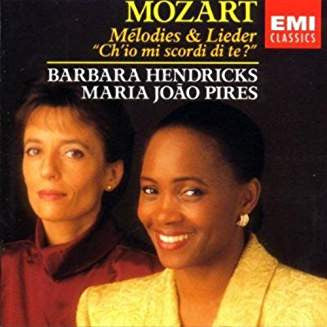 Wolfgang Amadeus Mozart, Barbara Hendricks, Maria-João Pires : Mélodies & Lieder - "Ch'io Mi Scordi Di Te?" (CD)