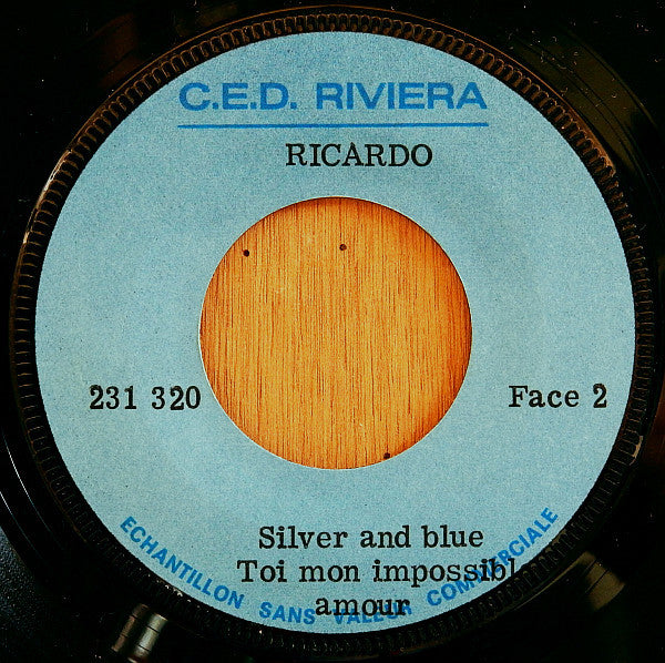 Ricardo Canova : Si Belle Pour Moi (7", EP, Promo)