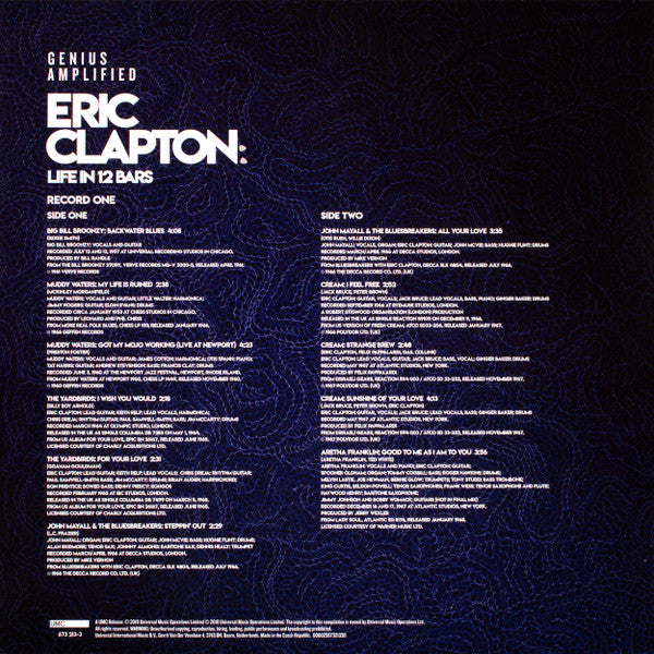 Eric Clapton : Life In 12 Bars (4xLP, Comp, RM + Box)