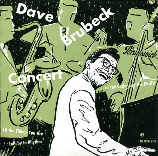 The Dave Brubeck Quartet : Dave Brubeck Concert (7", Single, Mono, RP)