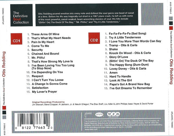 Otis Redding : The Definitive Soul Collection (2xCD, Comp, RM)