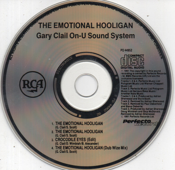 Gary Clail & On-U Sound System : The Emotional Hooligan (CD, Maxi)