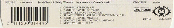 Jeanie Tracy & Bobby Womack : Its A Mans Mans Mans World (CD, Maxi)