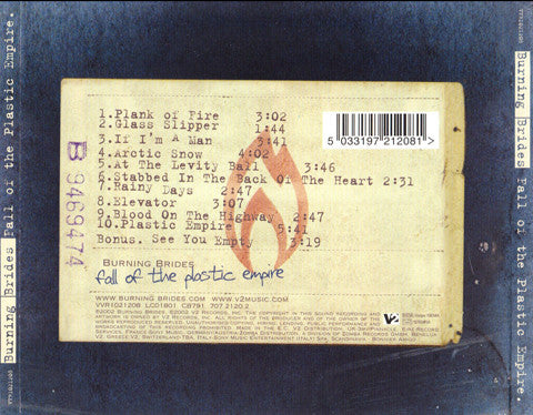 Burning Brides : Fall Of The Plastic Empire (CD, Album)
