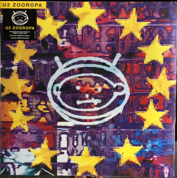 U2 : Zooropa (2xLP, Album, RE, RM, 180)