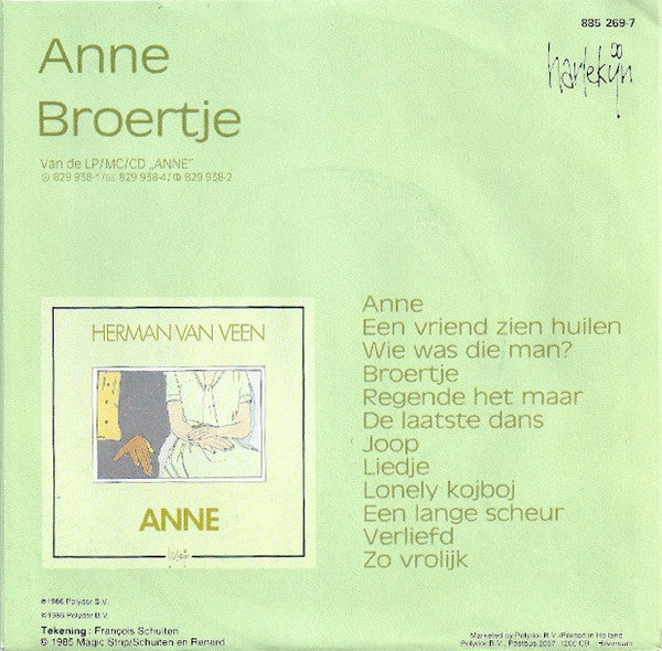 Herman van Veen : Anne (7", Single)