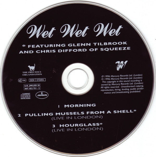 Wet Wet Wet : Morning (CD, Single, Hol)