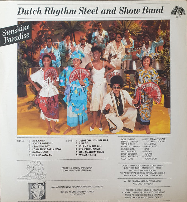 The Dutch Rhythm Steel & Showband : Sunshine Paradise (LP, Album)