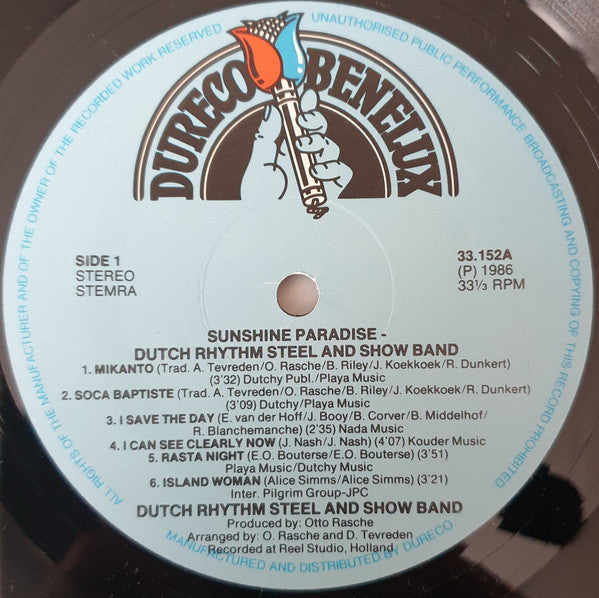 The Dutch Rhythm Steel & Showband : Sunshine Paradise (LP, Album)