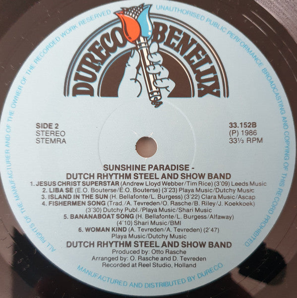 The Dutch Rhythm Steel & Showband : Sunshine Paradise (LP, Album)