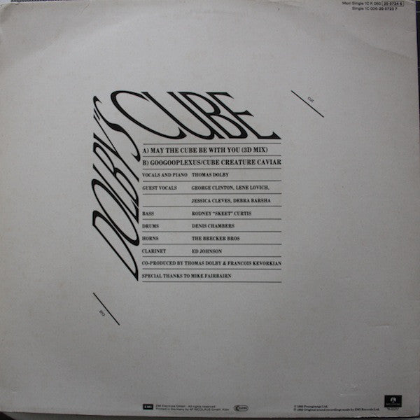 Dolby's Cube : May The Cube Be With You (12", Maxi)