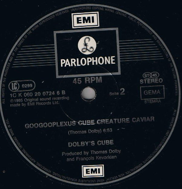 Dolby's Cube : May The Cube Be With You (12", Maxi)