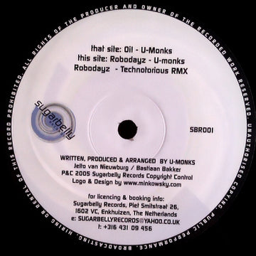 U-Monks : Robodayz (12")