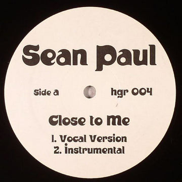 Sean Paul / Sean Paul & Ce'cile : Close To Me (12", Unofficial)