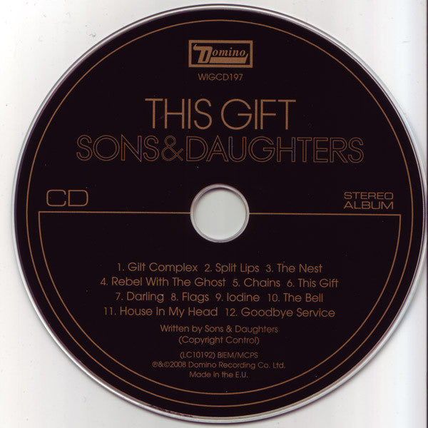 Sons And Daughters : This Gift (CD, Album + CD + S/Edition)