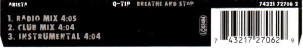 Q-Tip : Breathe And Stop (CD, Maxi)