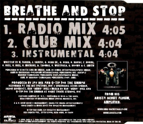 Q-Tip : Breathe And Stop (CD, Maxi)