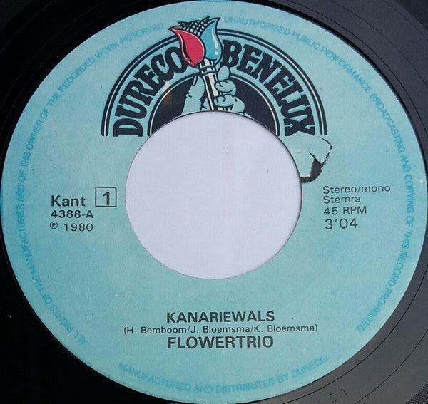 Flower Trio : Kanariewals  (7")