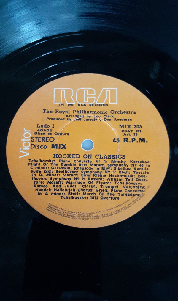 Louis Clark Conducting Royal Philharmonic Orchestra : Hooked On Classics (12")